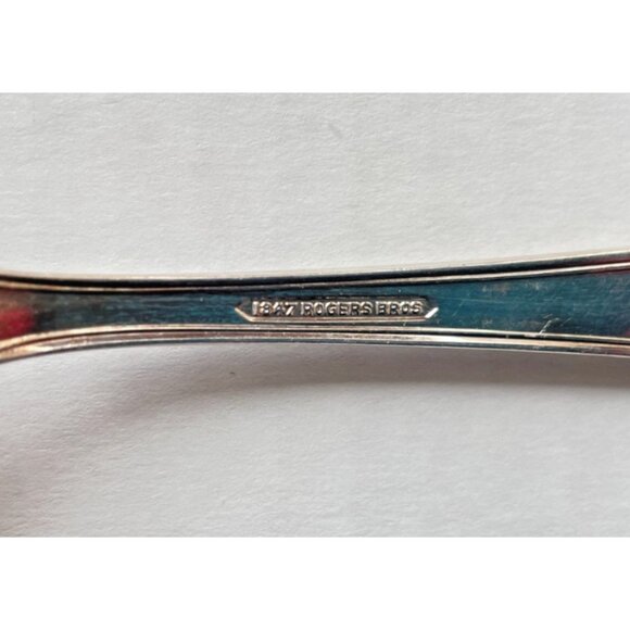 6 Argosy 1926 Silverplate Oval Soup Spoons 1847 Rogers Bros USA 7.25" Vintage - Picture 7 of 7